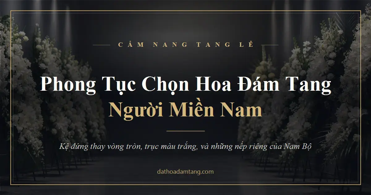 Phong Tục Chọn Hoa Đám Tang Người Miền Nam