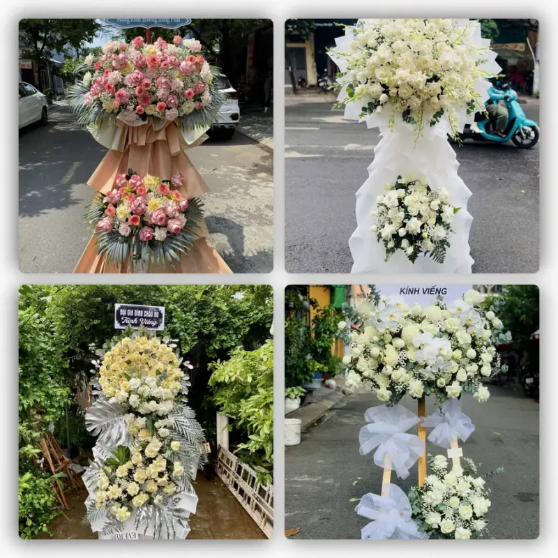 Đặt Hoa Đám Tang Ở Cẩm Xuyên, Hà Tĩnh