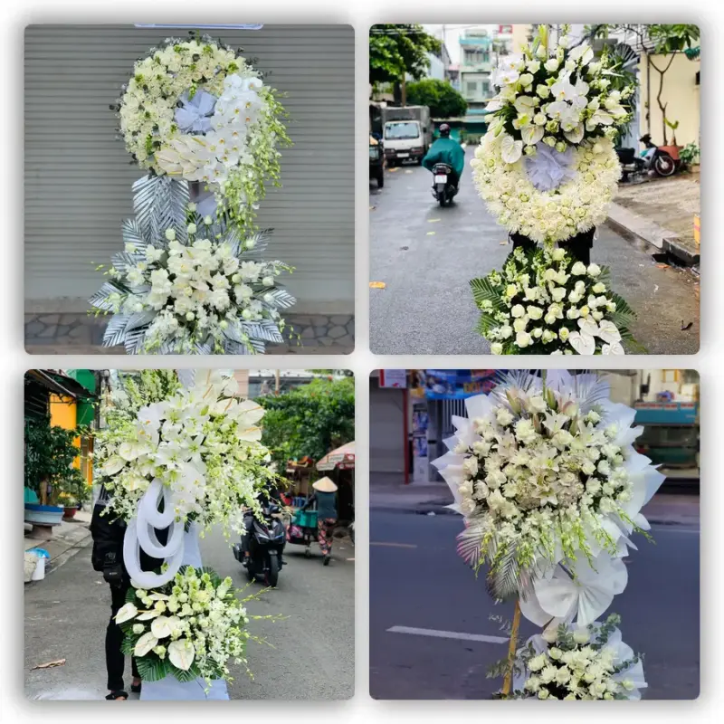 Đặt Hoa Đám Tang Ở Giồng Trôm, Bến Tre