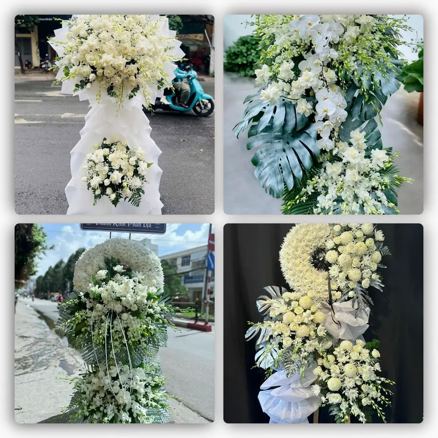 Mẫu hoa đám tang tham khảo ở Phường An Dương, Thành phố Hải Phòng