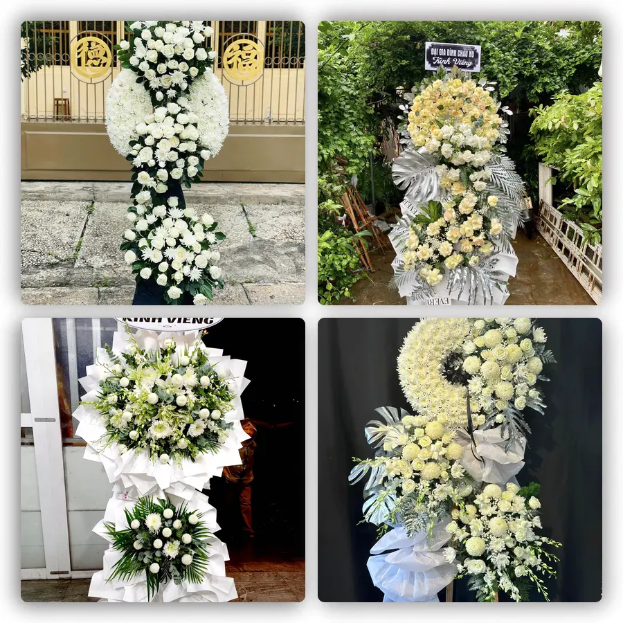 Mẫu hoa đám tang tham khảo ở Phường Bảo Vinh, Tỉnh Đồng Nai