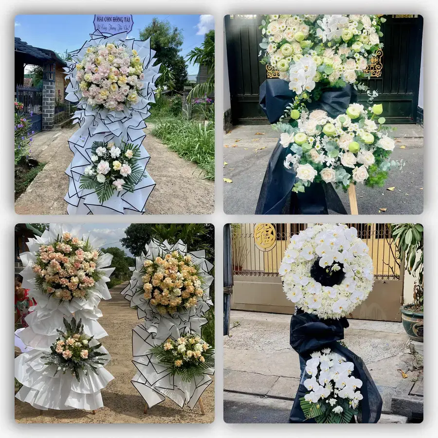 Mẫu hoa đám tang tham khảo ở Phường Biên Hòa, Tỉnh Đồng Nai