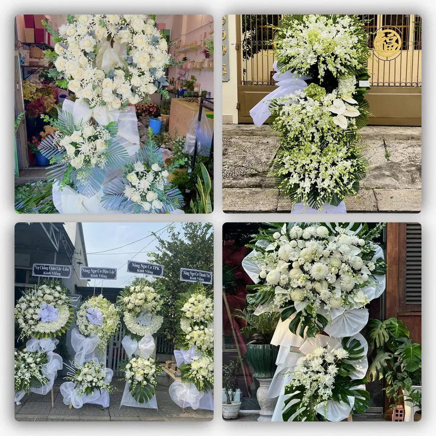 Mẫu hoa đám tang tham khảo ở Phường Bình Thủy, Thành phố Cần Thơ