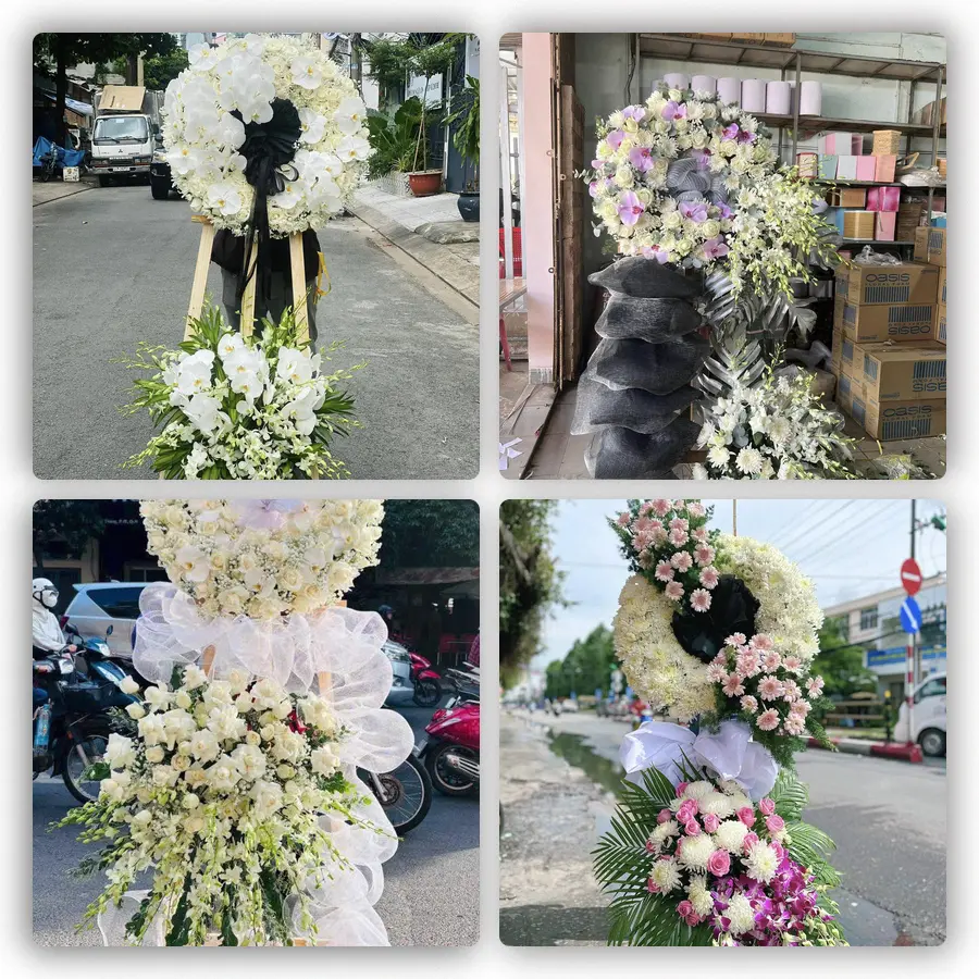 Mẫu hoa đám tang tham khảo ở Phường Điện Biên Phủ, Tỉnh Điện Biên