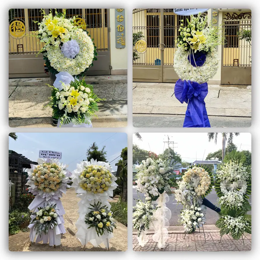 Mẫu hoa đám tang tham khảo ở Phường Đông Hoa Lư, Tỉnh Ninh Bình