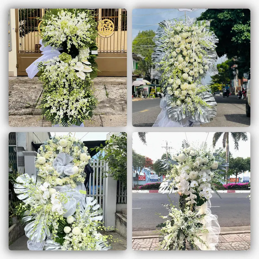 Mẫu hoa đám tang tham khảo ở Phường Đông Kinh, Tỉnh Lạng Sơn