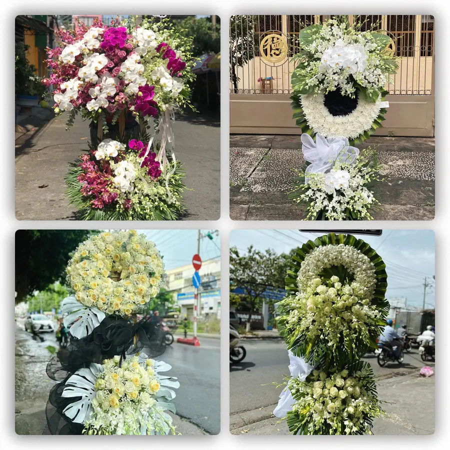 Mẫu hoa đám tang tham khảo ở Phường Gia Lộc, Tỉnh Tây Ninh