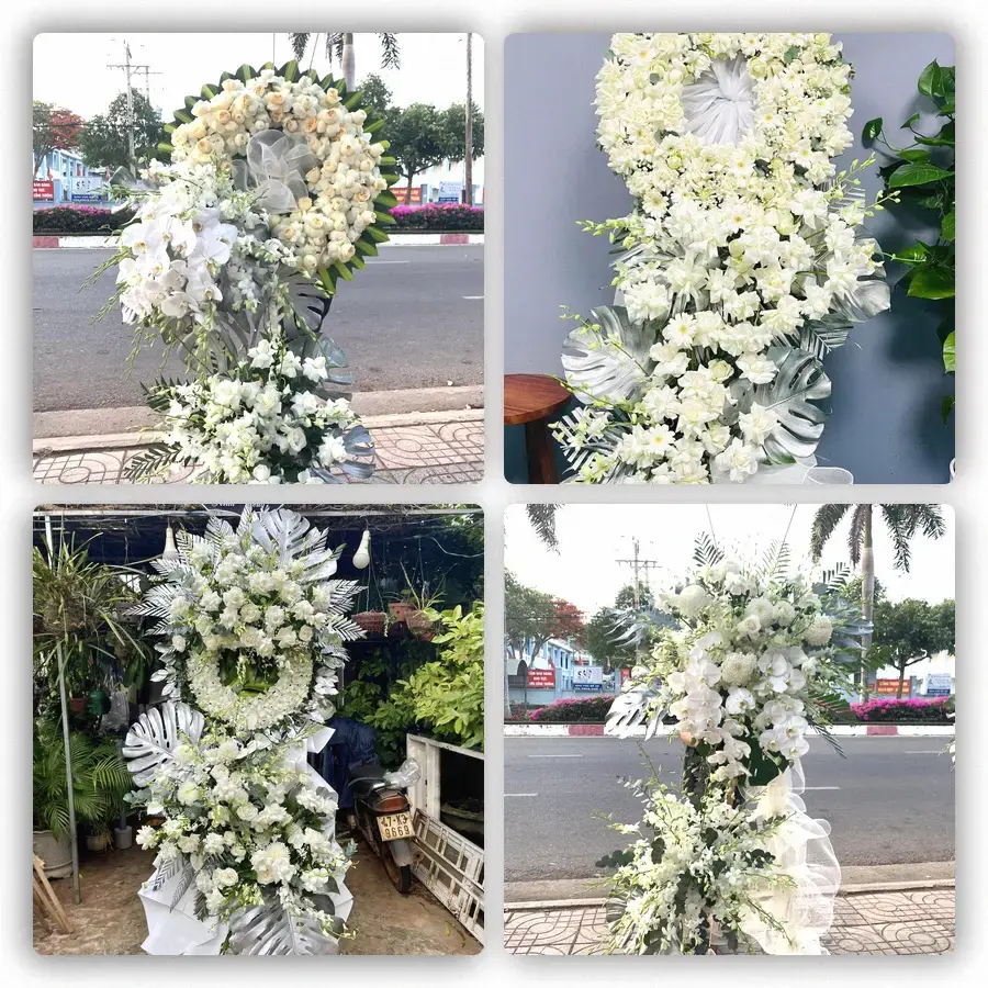 Mẫu hoa đám tang tham khảo ở Phường Gò Dầu, Tỉnh Tây Ninh