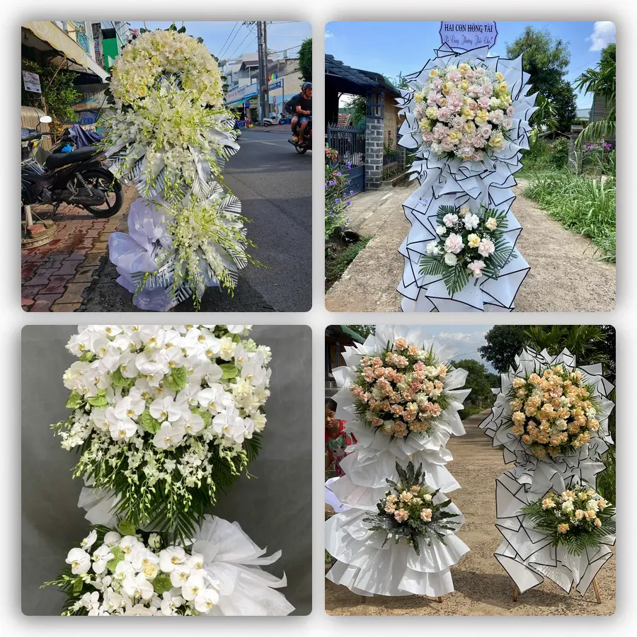 Mẫu hoa đám tang tham khảo ở Phường Hà Đông, Thành phố Hà Nội