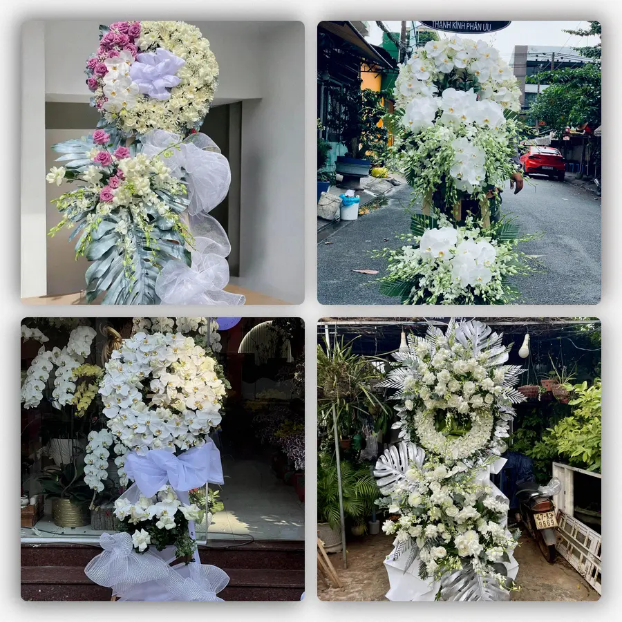 Mẫu hoa đám tang tham khảo ở Phường Hòa Xuân, Thành phố Đà Nẵng