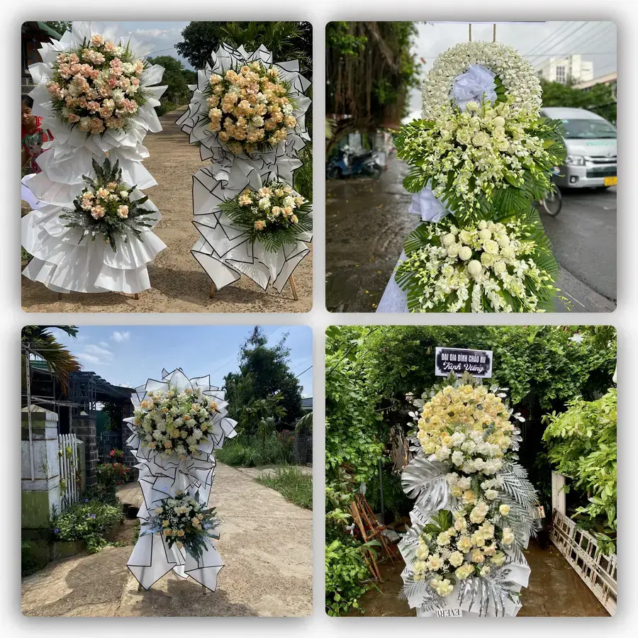 Mẫu hoa đám tang tham khảo ở Phường Hội An, Thành phố Đà Nẵng