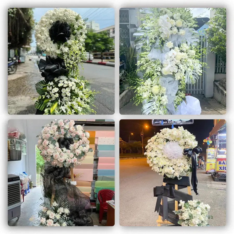 Mẫu hoa đám tang tham khảo ở Phường Hồng Bàng, Thành phố Hải Phòng