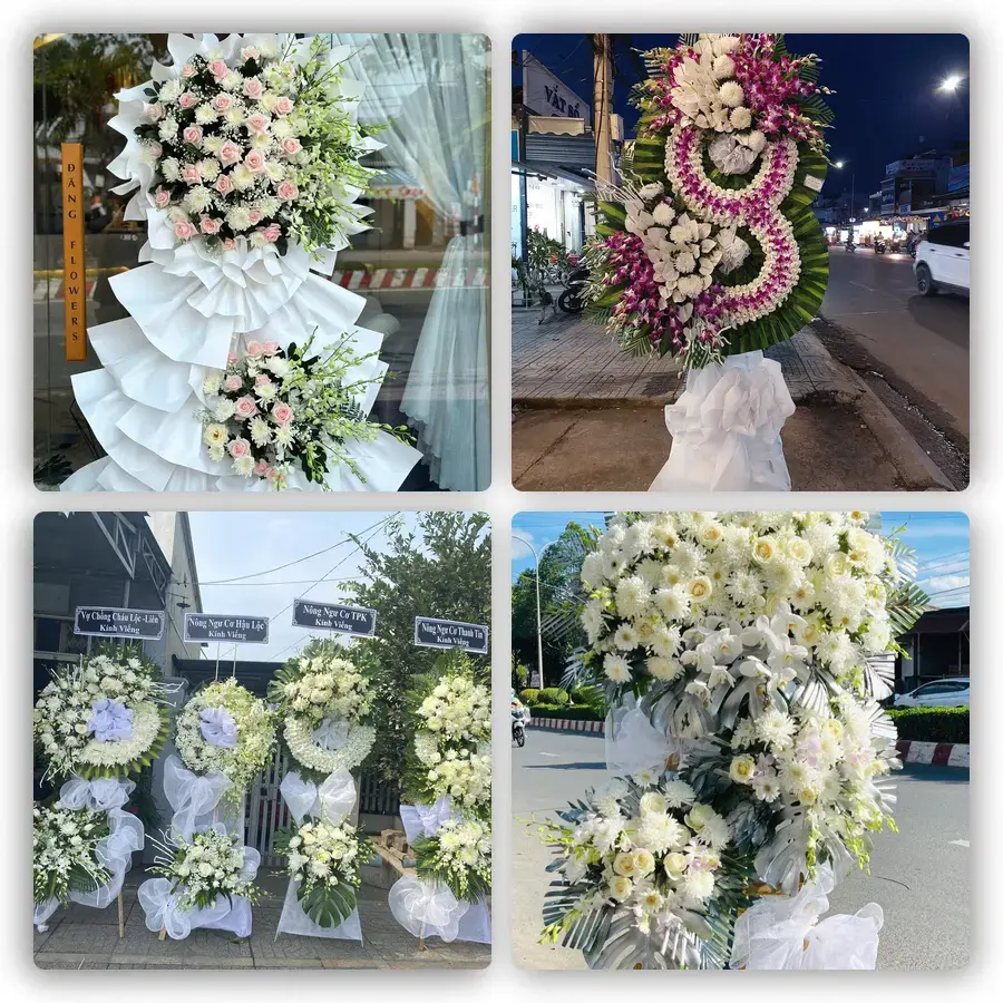 Mẫu hoa đám tang tham khảo ở Phường Liên Chiểu, Thành phố Đà Nẵng