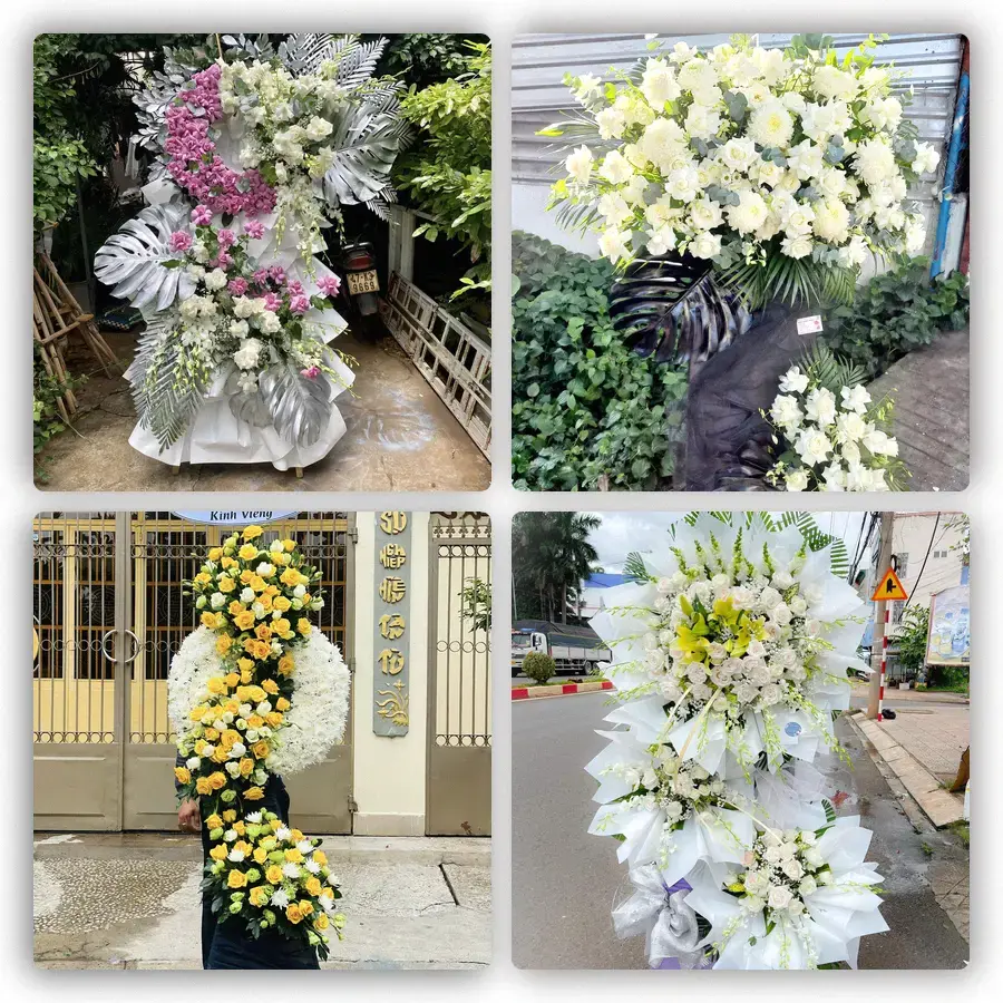 Mẫu hoa đám tang tham khảo ở Phường Long Hoa, Tỉnh Tây Ninh