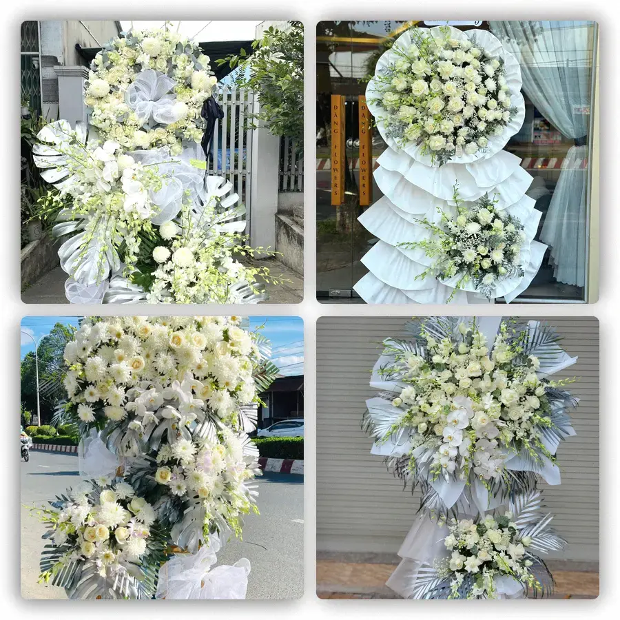 Mẫu hoa đám tang tham khảo ở Phường Long Khánh, Tỉnh Đồng Nai