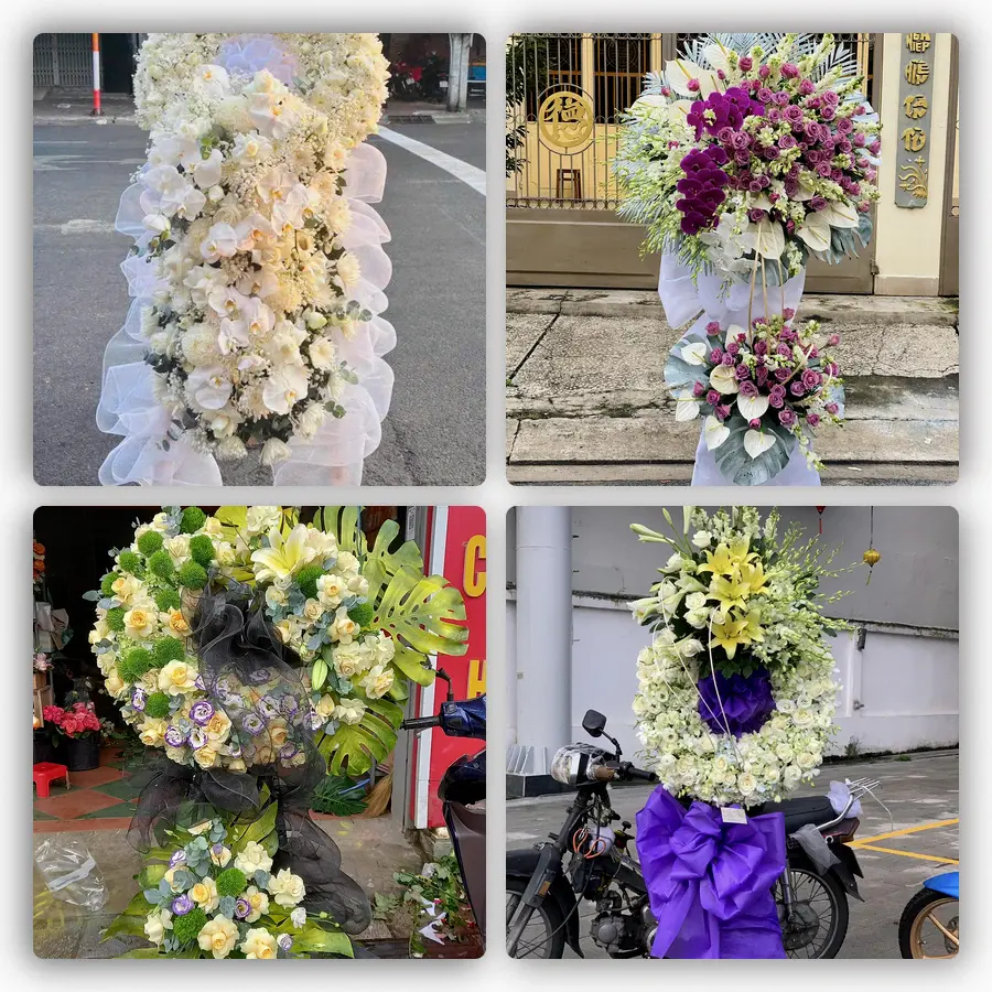 Mẫu hoa đám tang tham khảo ở Phường Mỹ Trà, Tỉnh Đồng Tháp