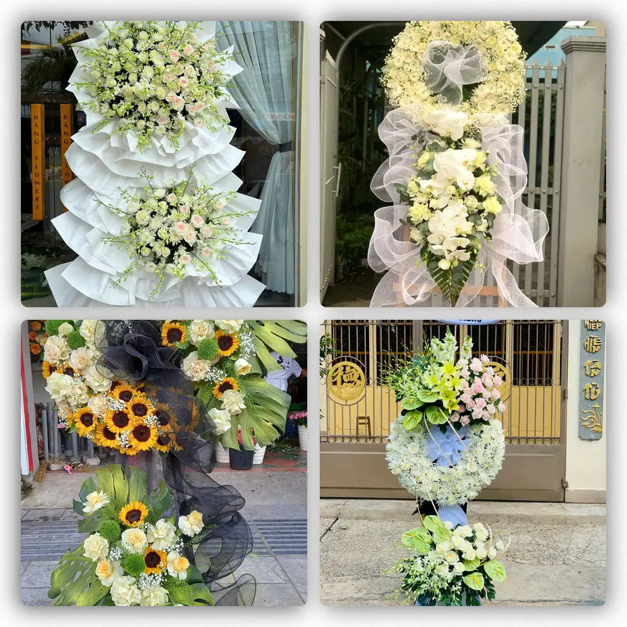 Mẫu hoa đám tang tham khảo ở Phường Ninh Hòa, Tỉnh Khánh Hòa