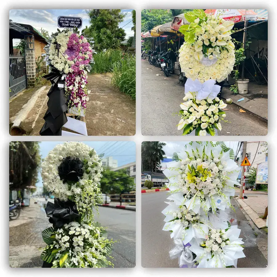Mẫu hoa đám tang tham khảo ở Phường Ninh Kiều, Thành phố Cần Thơ