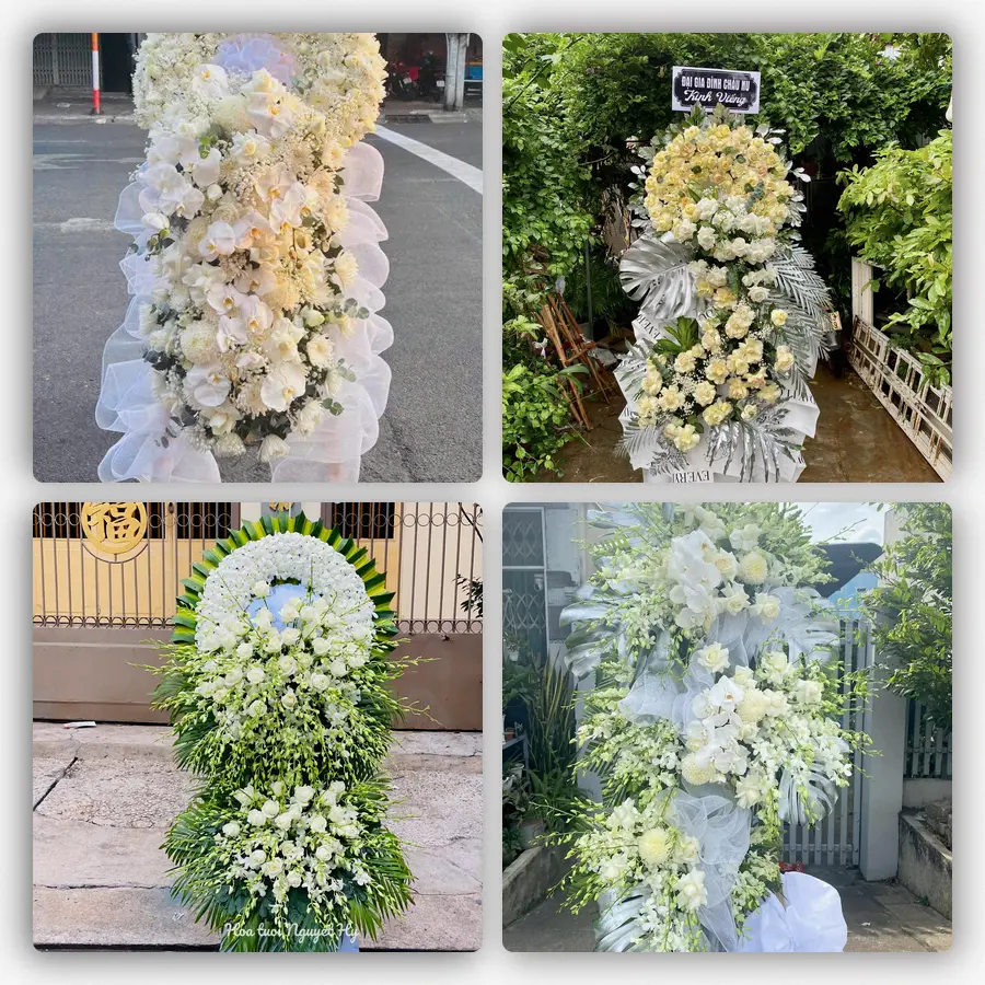Mẫu hoa đám tang tham khảo ở Phường Phú Lương, Thành phố Hà Nội