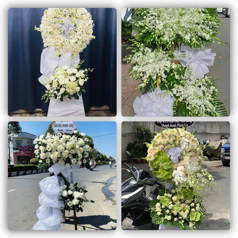 Mẫu hoa đám tang tham khảo ở Phường Phú Yên, Tỉnh Đắk Lắk