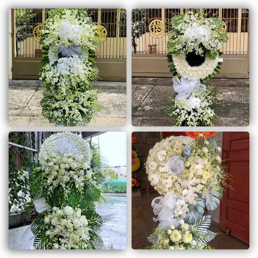 Mẫu hoa đám tang tham khảo ở Phường Tân An, Thành phố Cần Thơ