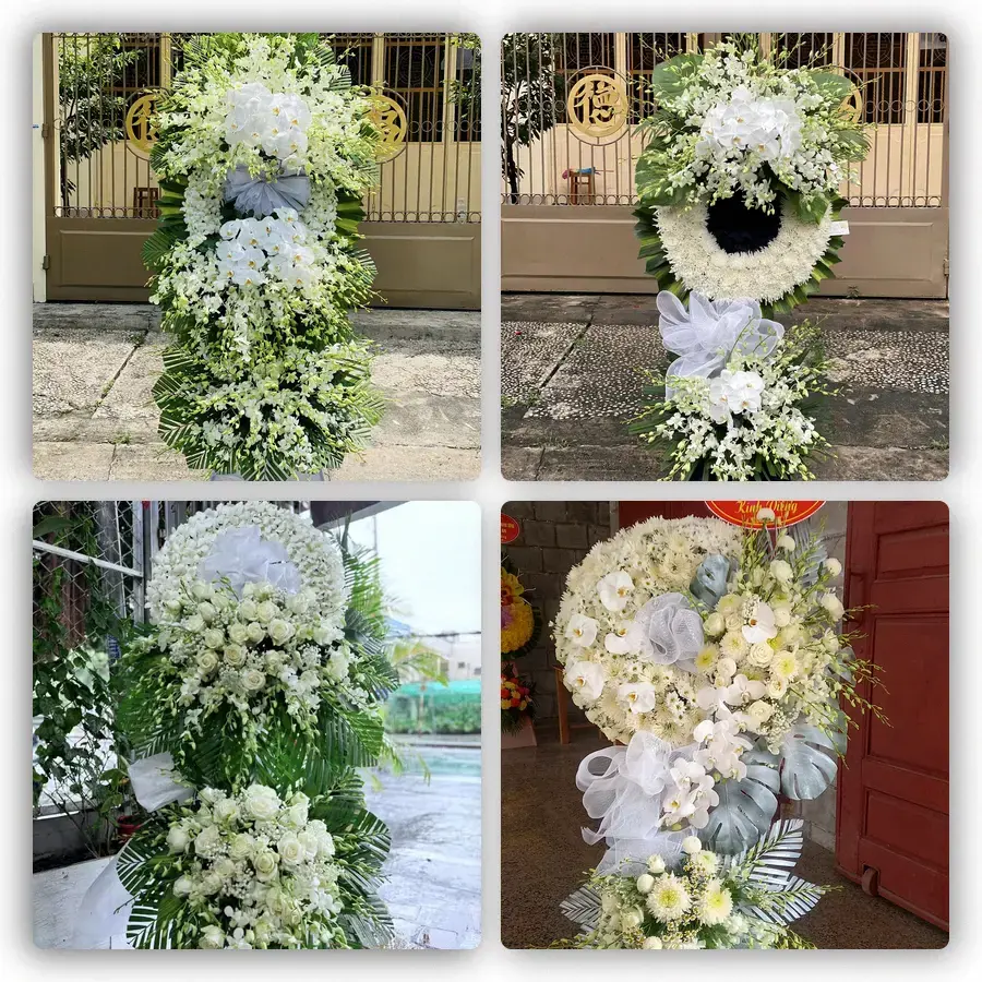 Mẫu hoa đám tang tham khảo ở Phường Tân An, Thành phố Cần Thơ
