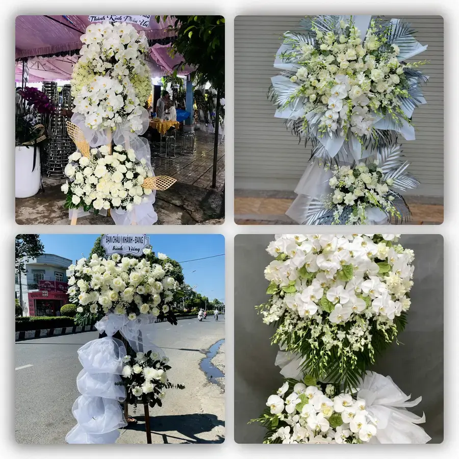 Mẫu hoa đám tang tham khảo ở Phường Tân Thành, Tỉnh Cà Mau