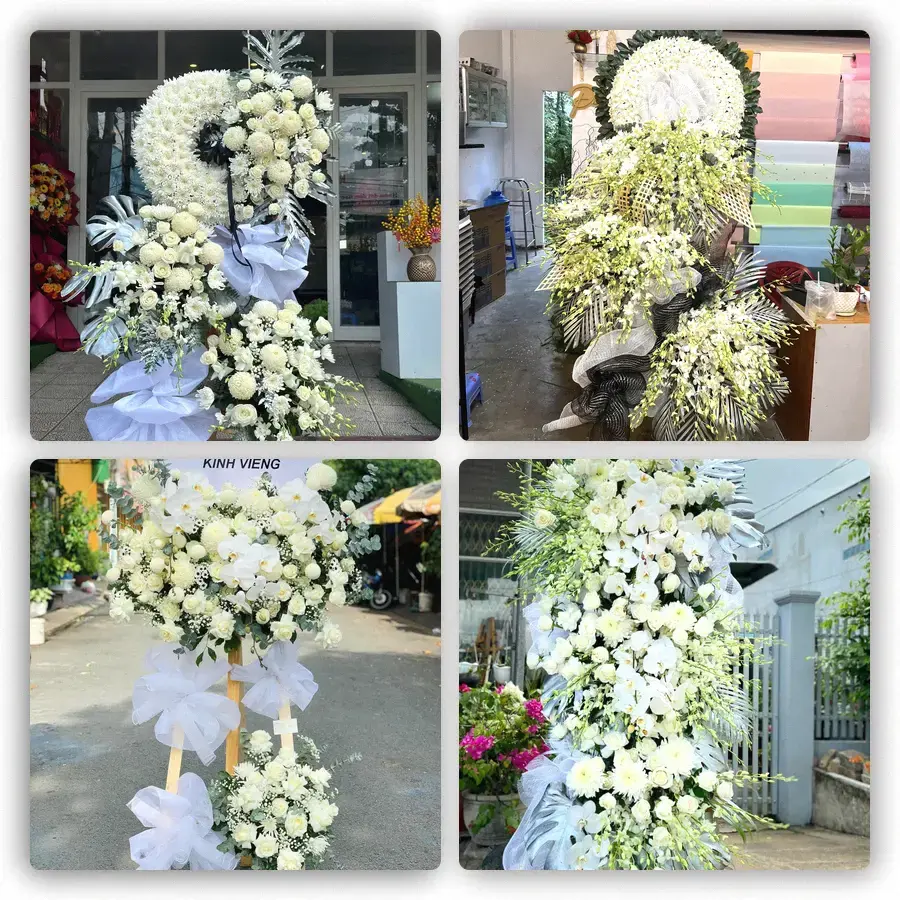 Mẫu hoa đám tang tham khảo ở Phường Thủy Nguyên, Thành phố Hải Phòng