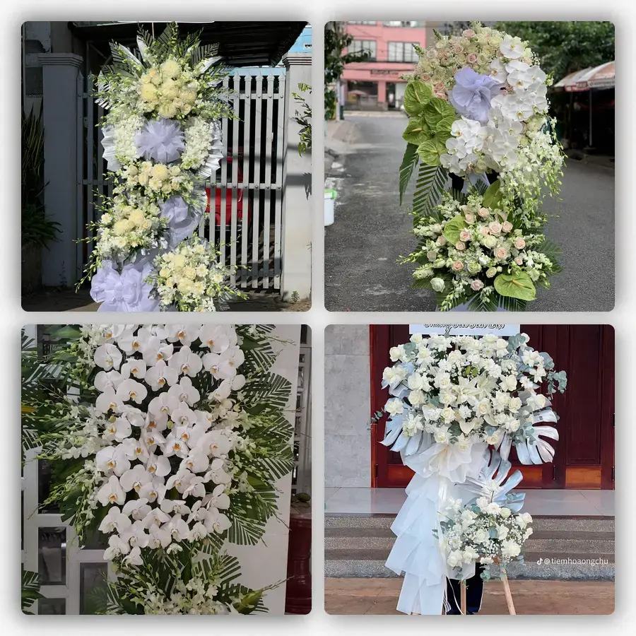 Mẫu hoa đám tang tham khảo ở Phường Tuy Hòa, Tỉnh Đắk Lắk
