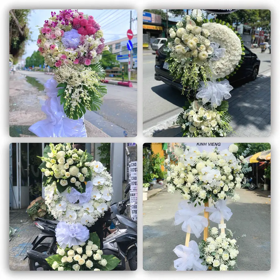 Mẫu hoa đám tang tham khảo ở Phường Yên Dũng, Tỉnh Bắc Ninh