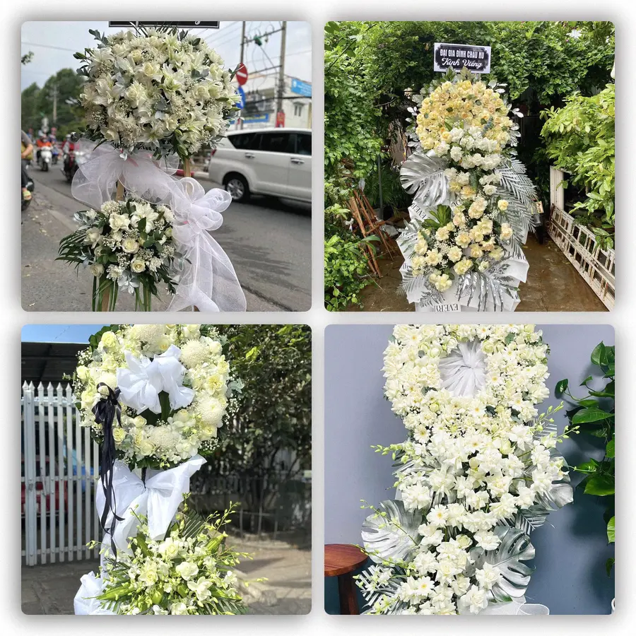 Mẫu hoa đám tang tham khảo ở Quận Nam Từ Liêm, Hà Nội
