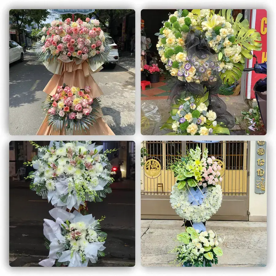 Mẫu hoa đám tang tham khảo ở Quận Ô Môn, Cần Thơ