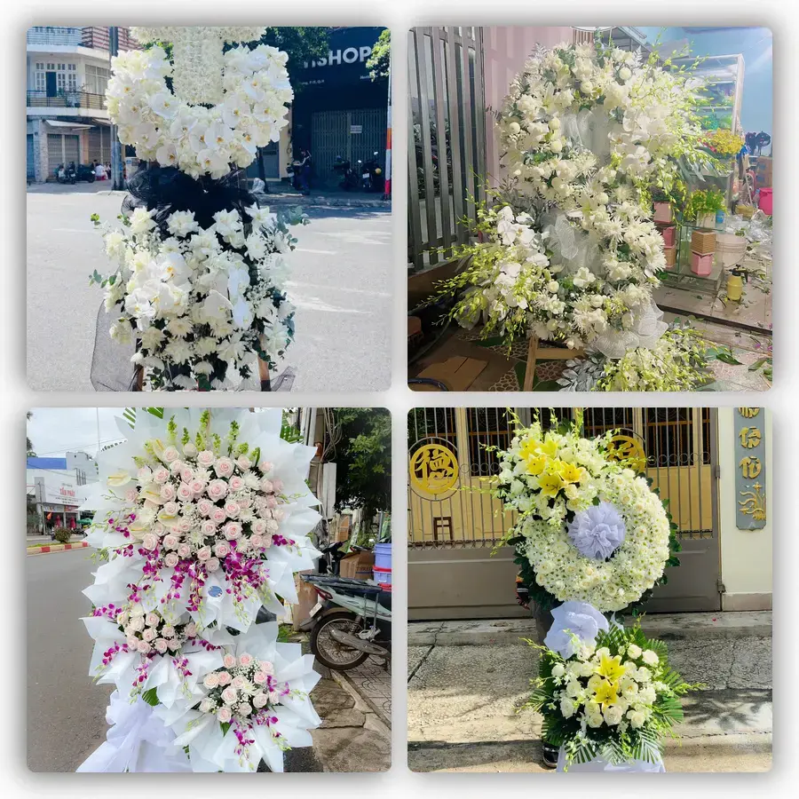 Mẫu hoa đám tang tham khảo ở Xã Bình Minh, Thành phố Hà Nội