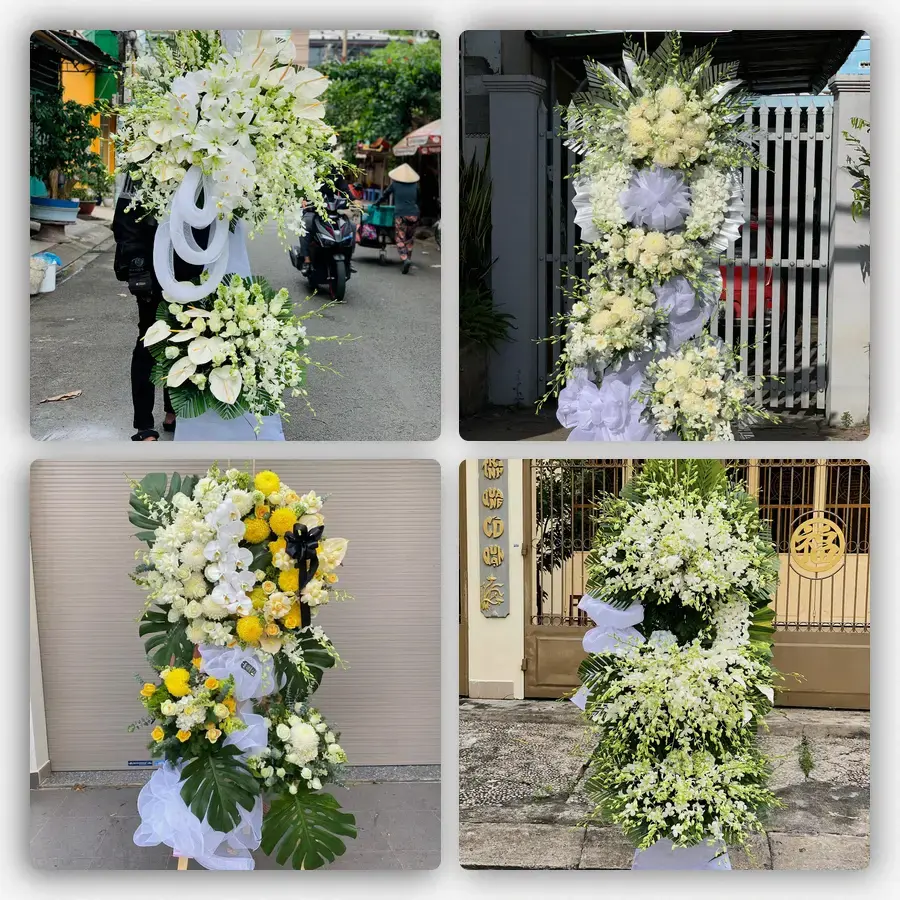 Mẫu hoa đám tang tham khảo ở Xã Đại Đồng, Tỉnh Bắc Ninh