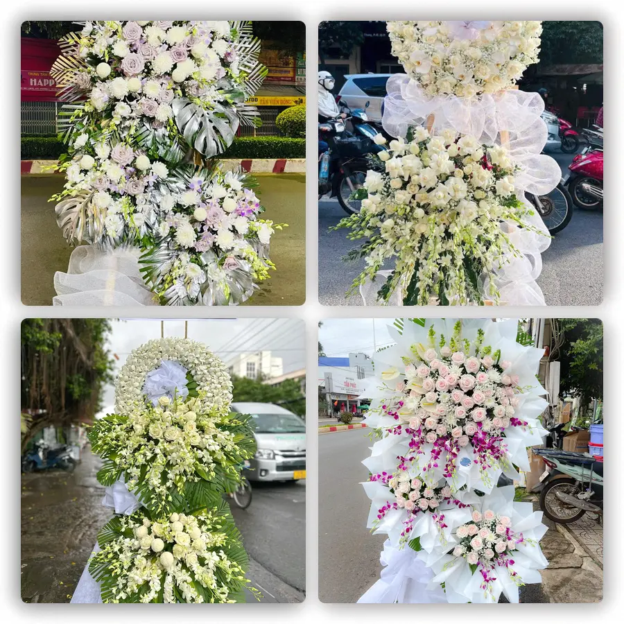 Mẫu hoa đám tang tham khảo ở Xã Đô Lương, Tỉnh Nghệ An