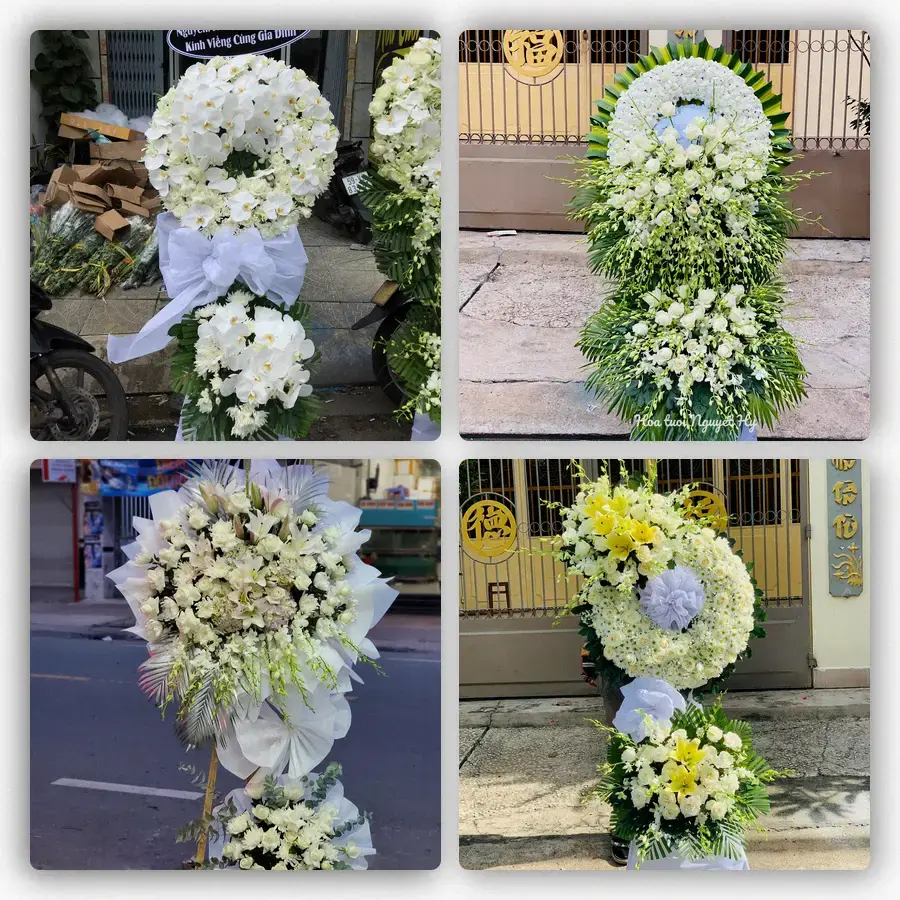 Mẫu hoa đám tang tham khảo ở Xã Dương Hòa, Thành phố Hà Nội