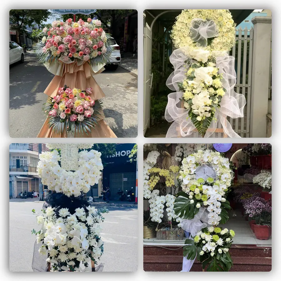 Mẫu hoa đám tang tham khảo ở Xã Hải Xuân, Tỉnh Ninh Bình