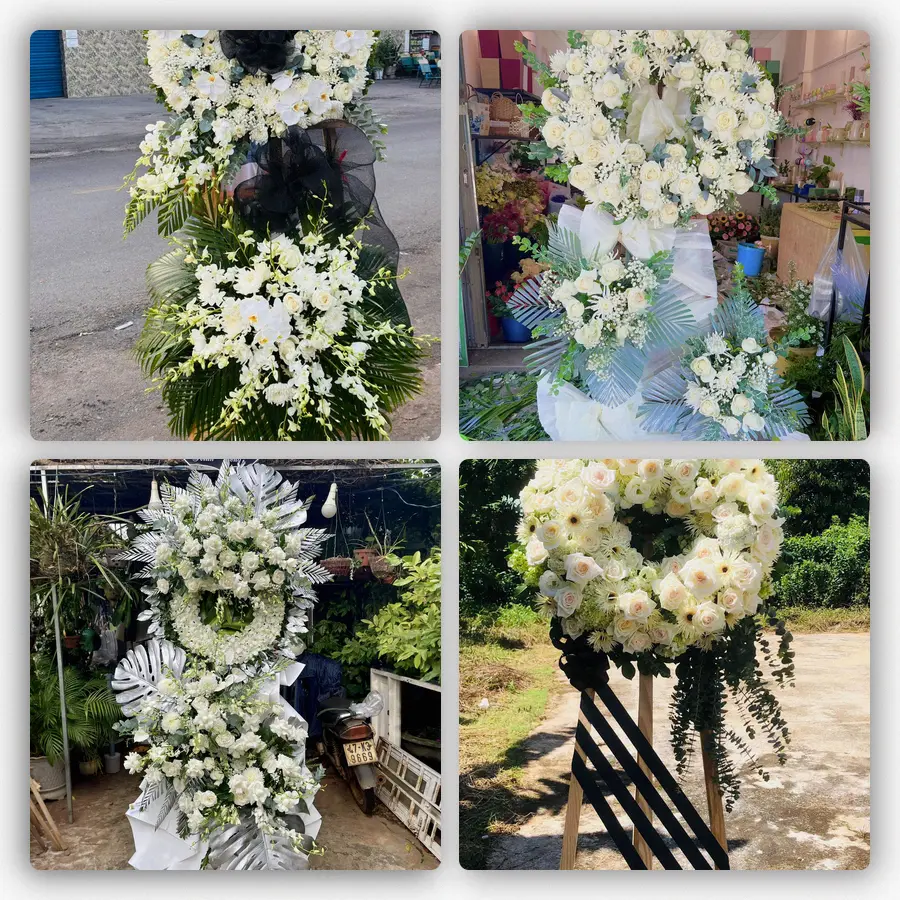 Mẫu hoa đám tang tham khảo ở Xã Hoằng Lộc, Tỉnh Thanh Hóa