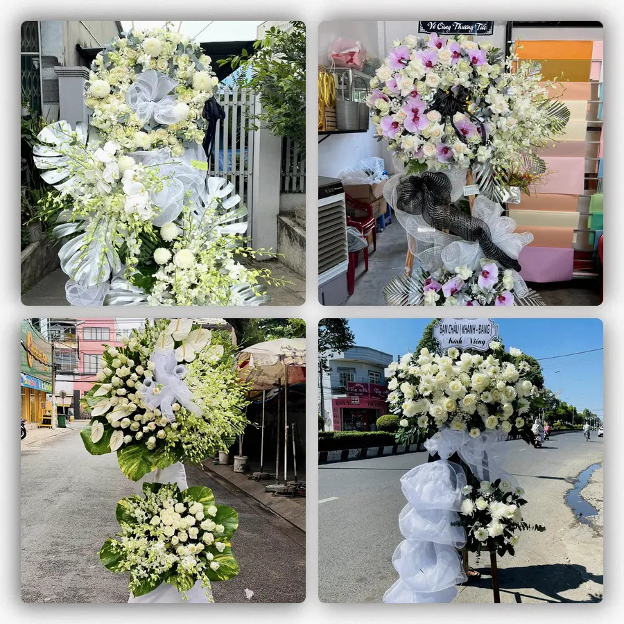 Mẫu hoa đám tang tham khảo ở Xã Kế Sách, Thành phố Cần Thơ