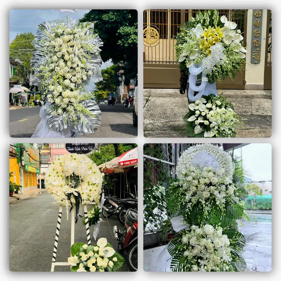 Mẫu hoa đám tang tham khảo ở Xã Nam Minh, Tỉnh Ninh Bình