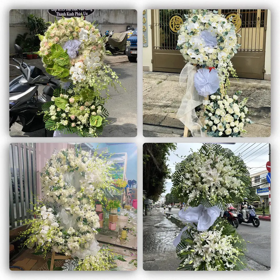 Mẫu hoa đám tang tham khảo ở Xã Như Quỳnh, Tỉnh Hưng Yên