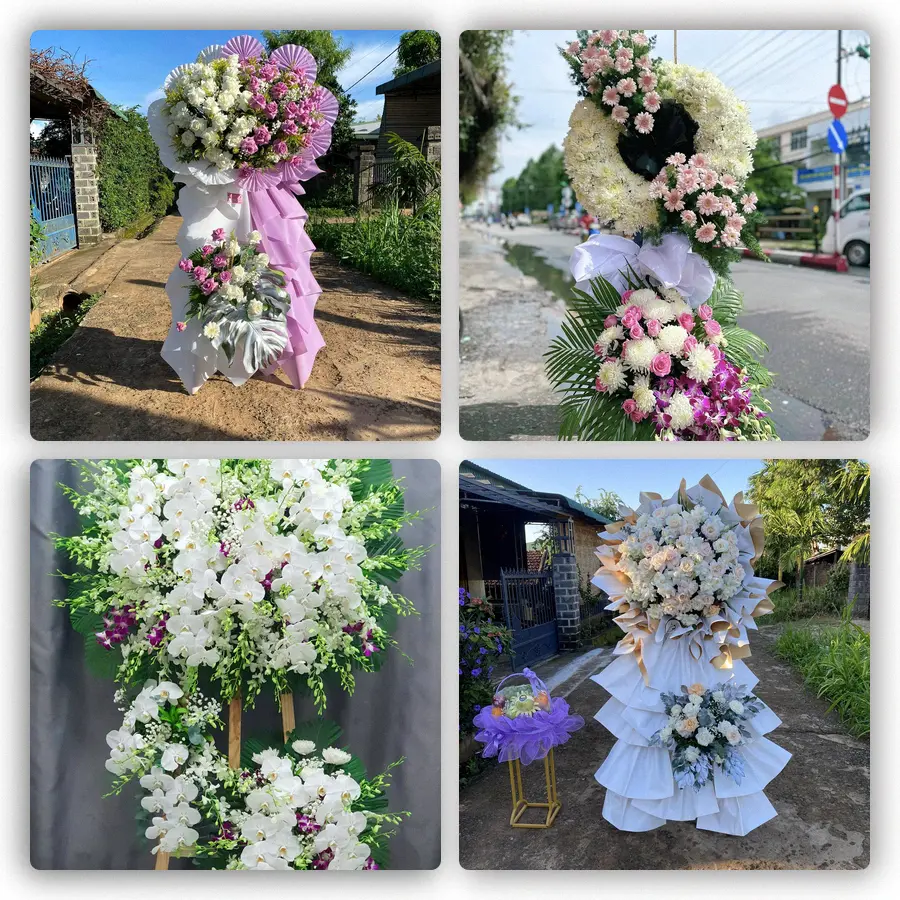 Mẫu hoa đám tang tham khảo ở Xã Ninh Giang, Thành phố Hải Phòng