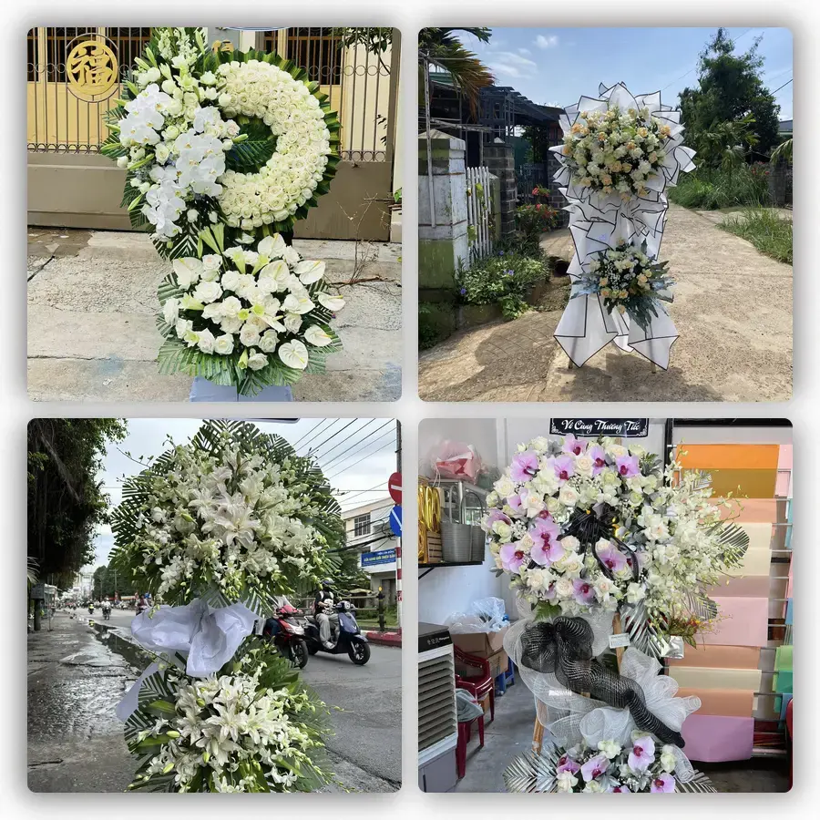 Mẫu hoa đám tang tham khảo ở Xã Nội Bài, Thành phố Hà Nội