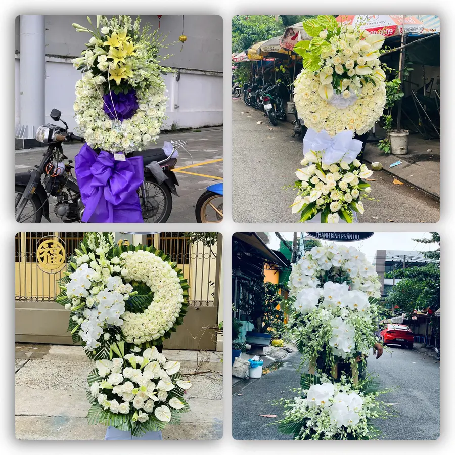 Mẫu hoa đám tang tham khảo ở Xã Phú Cát, Thành phố Hà Nội