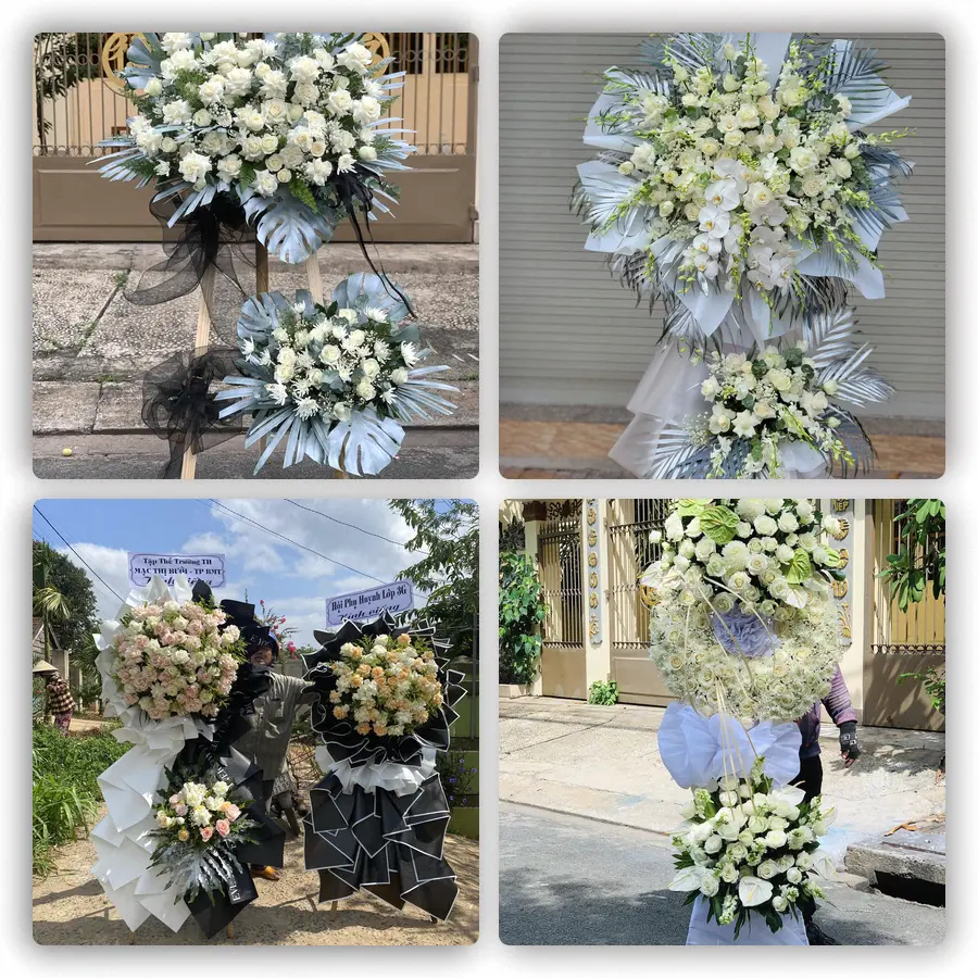 Mẫu hoa đám tang tham khảo ở Xã Phú Lâm, Tỉnh Đồng Nai