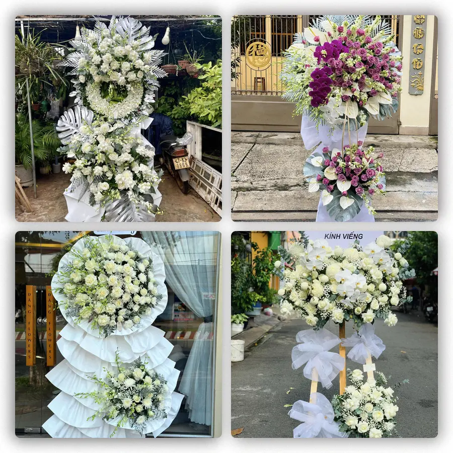 Mẫu hoa đám tang tham khảo ở Xã Tân Dĩnh, Tỉnh Bắc Ninh