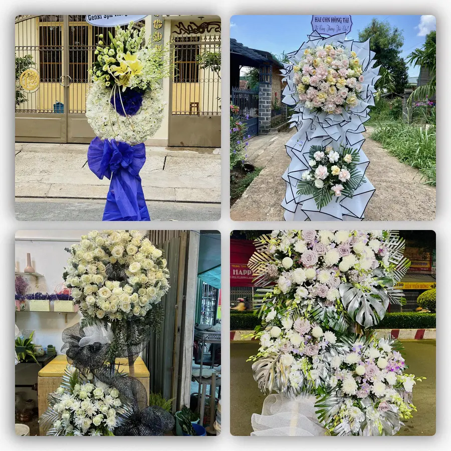 Mẫu hoa đám tang tham khảo ở Xã Tân Phú, Tỉnh Đồng Nai