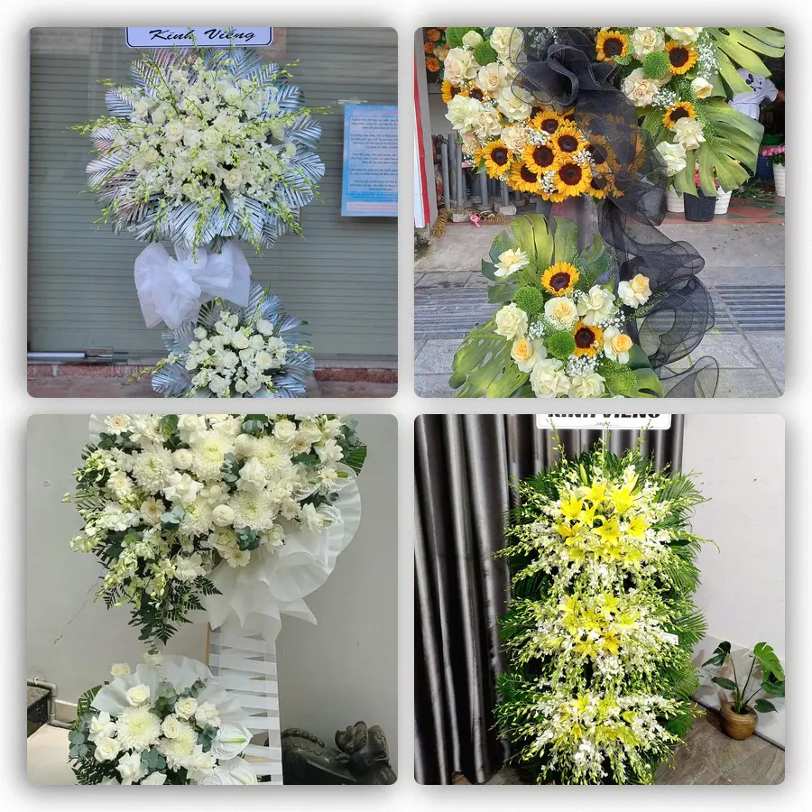 Mẫu hoa đám tang tham khảo ở Xã Tây Phương, Thành phố Hà Nội