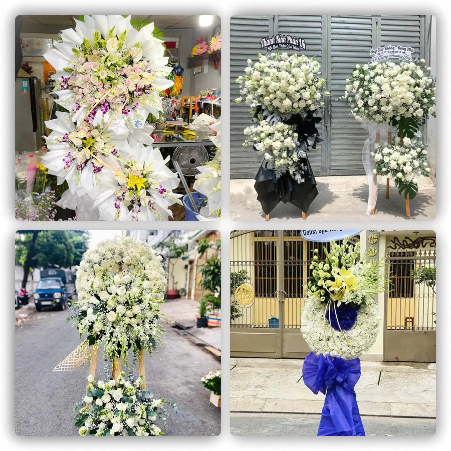 Mẫu hoa đám tang tham khảo ở Xã Tháp Mười, Tỉnh Đồng Tháp