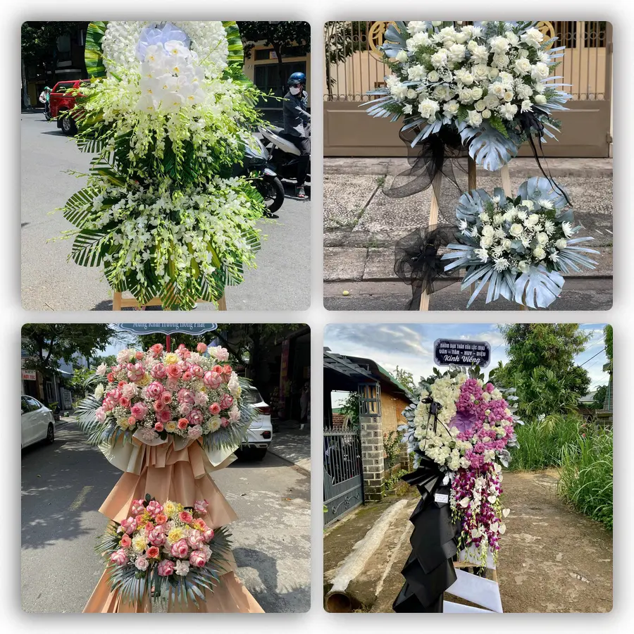 Mẫu hoa đám tang tham khảo ở Xã Thọ Long, Tỉnh Thanh Hóa